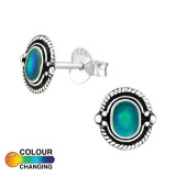 Bali - 925 Sterling Silver Semi-Precious Stud Earrings SD38775