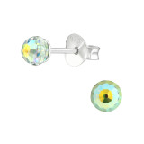 Swarovski - 925 Sterling Silver Stud Earrings with Crystals SD18370