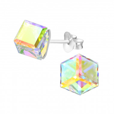 Swarovski - 925 Sterling Silver Stud Earrings with Crystals SD6426