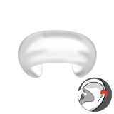 Plain - 925 Sterling Silver Cuff Earrings SD41695
