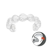 Shells - 925 Sterling Silver Cuff Earrings SD43283