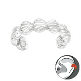 Shells - 925 Sterling Silver Cuff Earrings SD43283