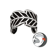 Leaf - 925 Sterling Silver Cuff Earrings SD43572