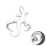 Lizard - 925 Sterling Silver Cuff Earrings SD43582