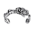 Rose - 925 Sterling Silver Cuff Earrings SD46861