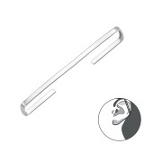 Bar - 925 Sterling Silver Cuff Earrings SD49215