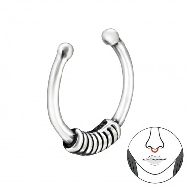 Bali - 925 Sterling Silver Nose Studs SD28394