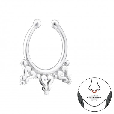 Bali - 925 Sterling Silver Nose Studs SD34651