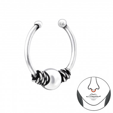 Bali - 925 Sterling Silver Nose Studs SD34847