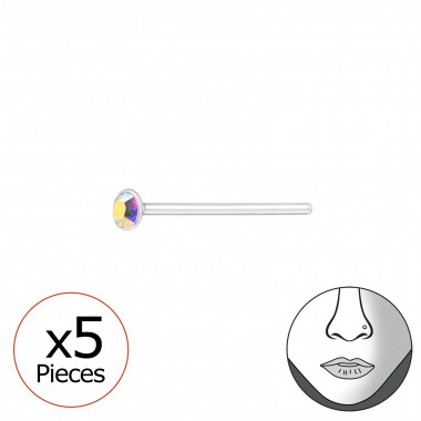 Round 1.5Mm - 925 Sterling Silver Nose Studs SD42636