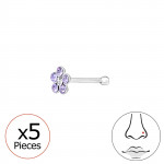 Flower - 925 Sterling Silver Nose Studs SD48052