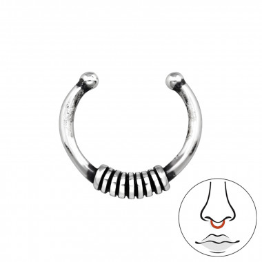 Bali - 925 Sterling Silver Nose Studs SD48748