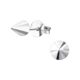 Cone - 925 Sterling Silver Simple Stud Earrings SD18062