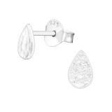 Drop - 925 Sterling Silver Simple Stud Earrings SD20798