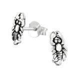 Scorpion - 925 Sterling Silver Simple Stud Earrings SD21169