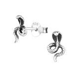 Cobra - 925 Sterling Silver Simple Stud Earrings SD23219