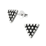 Triangle - 925 Sterling Silver Simple Stud Earrings SD31383
