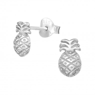Pineapple - 925 Sterling Silver Simple Stud Earrings SD38760