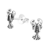 Lobsters - 925 Sterling Silver Simple Stud Earrings SD39915