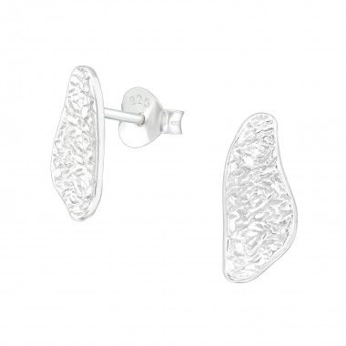 Pattern - 925 Sterling Silver Simple Stud Earrings SD39998