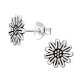 Sunflower - 925 Sterling Silver Simple Stud Earrings SD44895