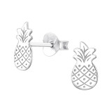 Pineapple - 925 Sterling Silver Simple Stud Earrings SD46941