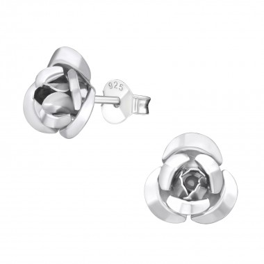 Rose - Aluminium Simple Stud Earrings SD6877