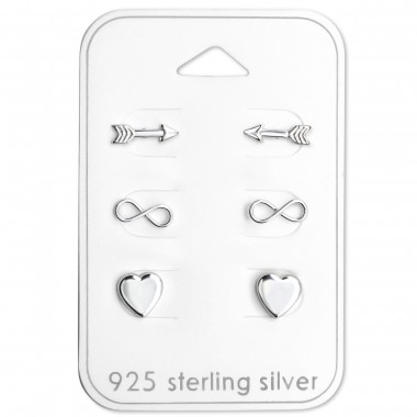 Lover - 925 Sterling Silver Stud Earring Sets  SD29119