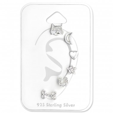 Mixed - 925 Sterling Silver Stud Earring Sets  SD29127