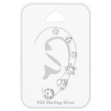 3mm And 6mm Star, Heart And Round - 925 Sterling Silver Stud Earring Sets  SD35250