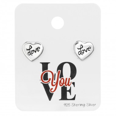 Love - 925 Sterling Silver Stud Earring Sets  SD39798