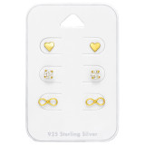 Gold - Paper Stud Earring Sets  SD44790