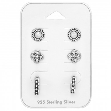 Oxidized - Paper Stud Earring Sets  SD44794