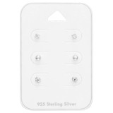 Mix - 925 Sterling Silver Stud Earring Sets  SD44798