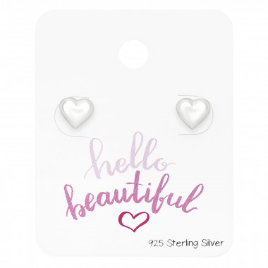 Heart - 925 Sterling Silver Stud Earring Sets  SD45476