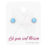 Round - 925 Sterling Silver Stud Earring Sets  SD45483