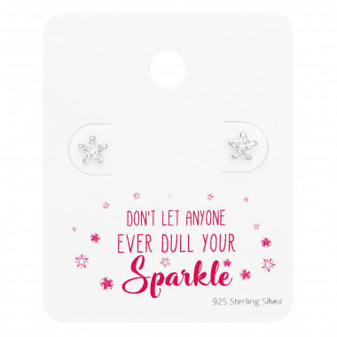 Star - 925 Sterling Silver Stud Earring Sets  SD45495