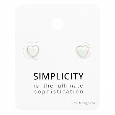 Heart - 925 Sterling Silver Stud Earring Sets  SD45496