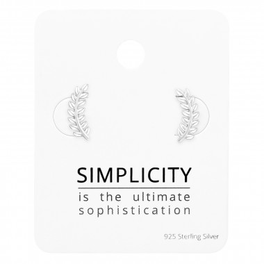 Leaves - 925 Sterling Silver Stud Earring Sets  SD47352