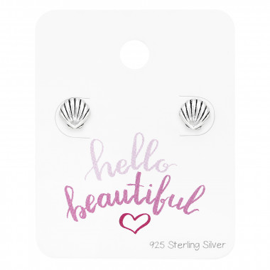 Shell - 925 Sterling Silver Stud Earring Sets  SD47358