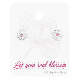 Flower - 925 Sterling Silver Stud Earring Sets  SD47359