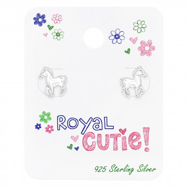 Horse - 925 Sterling Silver Stud Earring Sets  SD48502