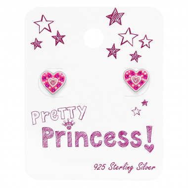 Heart - 925 Sterling Silver Stud Earring Sets  SD49019