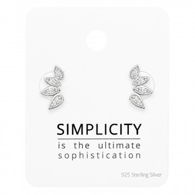 Leaf - 925 Sterling Silver Stud Earring Sets  SD49752
