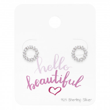Sparking Wreath - 925 Sterling Silver Stud Earring Sets  SD49753