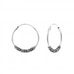 20mm bali - 925 Sterling Silver Bali Hoops SD1723