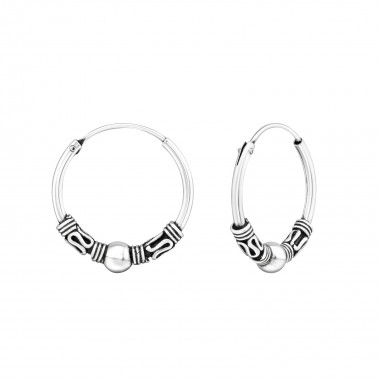 16mm Bali - 925 Sterling Silver Bali Hoops SD20594