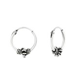 12mm Bali - 925 Sterling Silver Bali Hoops SD20597