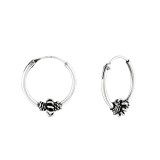 14mm Bali - 925 Sterling Silver Bali Hoops SD20598