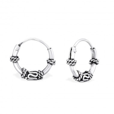 Bali - 925 Sterling Silver Bali Hoops SD29216